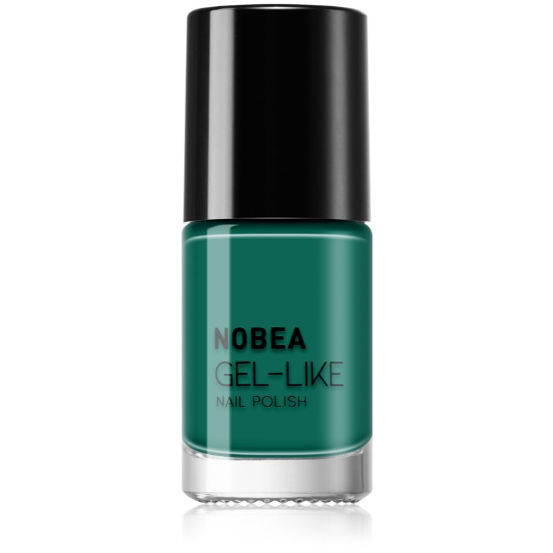 NOBEA Day-to-Day Gel-like Nail Polish körömlakk géles hatással árnyalat #N65 Emerald green 6 ml-Ár