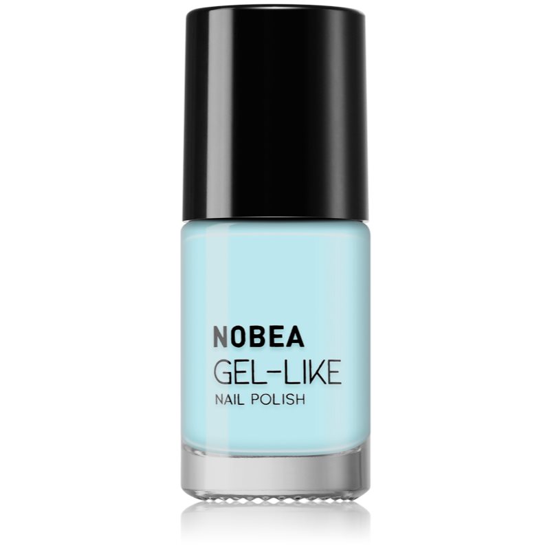 NOBEA Day-to-Day Gel-like Nail Polish körömlakk géles hatással árnyalat #N67 Sky blue summer 6 ml-Ár