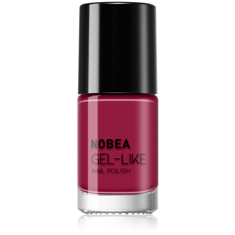 NOBEA Day-to-Day Gel-like Nail Polish körömlakk géles hatással árnyalat Pomegranate red #N45 6 ml-Ár