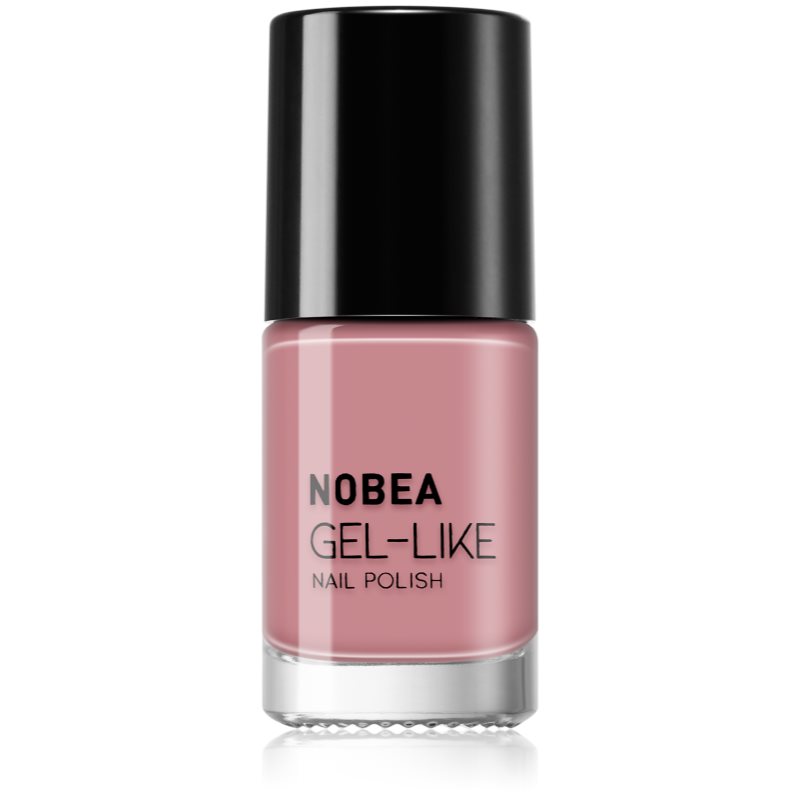 NOBEA Day-to-Day Gel-like Nail Polish körömlakk géles hatással árnyalat Timid pink #N04 6 ml-Ár
