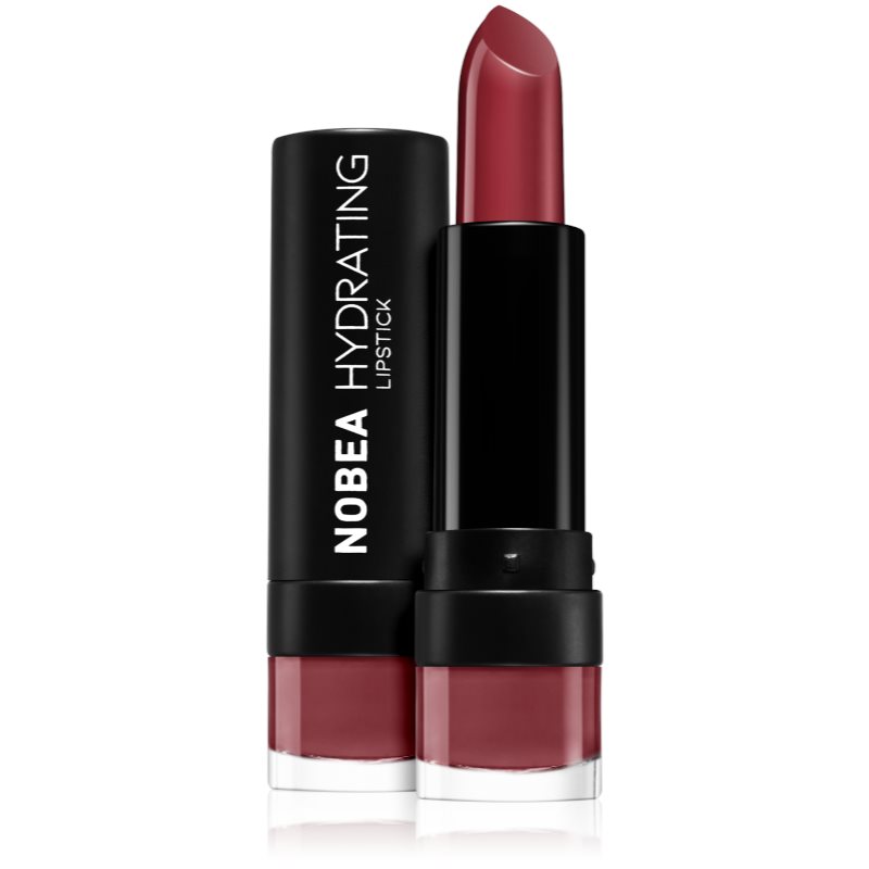 NOBEA Day-to-Day Hydrating Lipstick hidratáló rúzs árnyalat Burgundy #L14 4