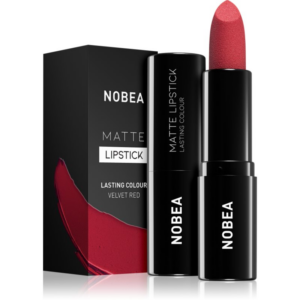 NOBEA Day-to-Day Matte Lipstick mattító rúzs árnyalat Velvet red #M16 3 g-Ár