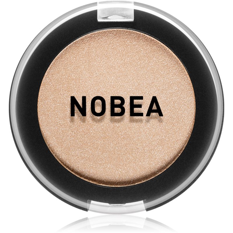 NOBEA Day-to-Day Mono Eyeshadow szemhéjfesték csillámporral árnyalat Toasted almond 3