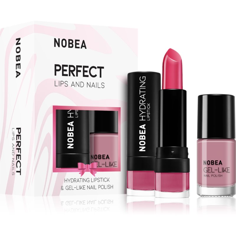 NOBEA Day-to-Day Perfect Lips and Nails körömlakk és hidratáló rúzs készlet-Ár