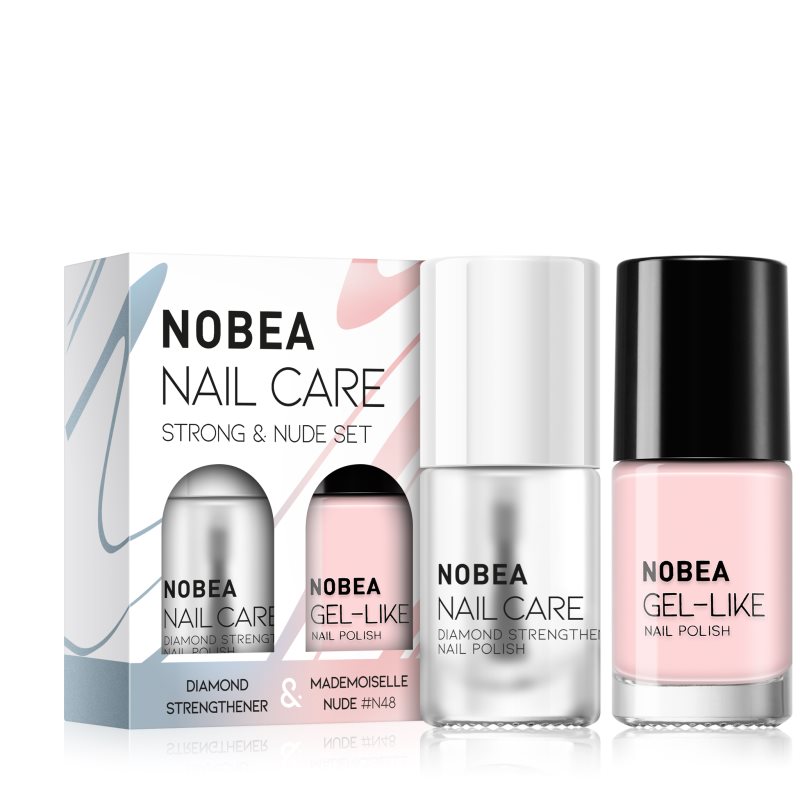 NOBEA Nail Care Strong & Nude Set körömlakk szett-Ár