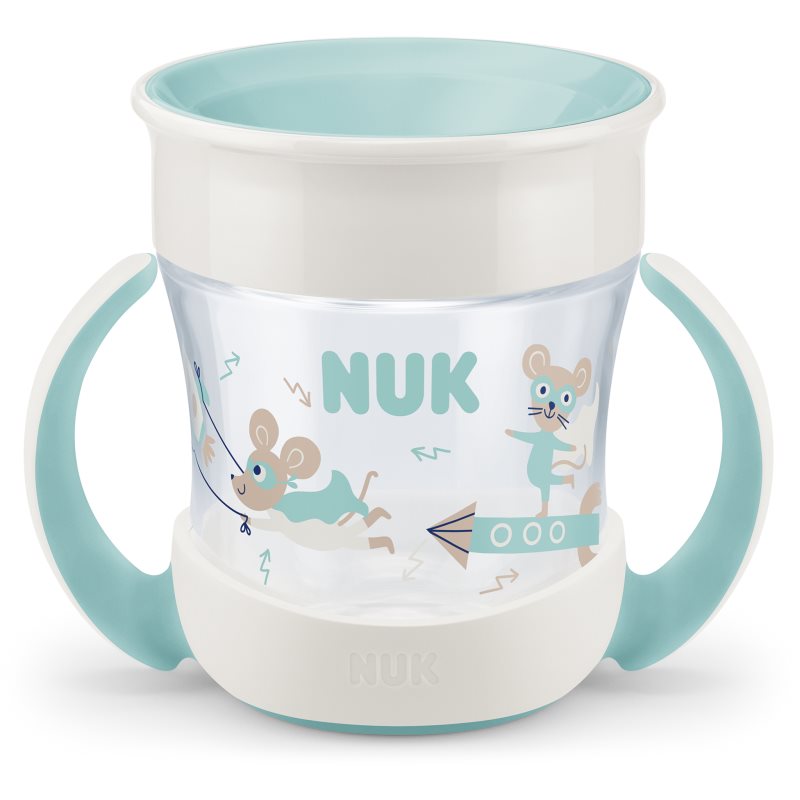 NUK Magic Cup Mini bögre fogantyúval 6m+ Green 160 ml-Ár