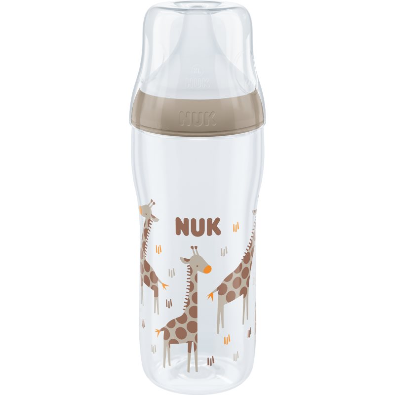NUK Perfect Match cumisüveg hőmérséklet-figyeléssel XL 6 m+ 360 ml-ár