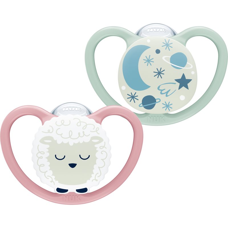 NUK Space Night 6-18 m cumi Girl 2 db-Ár