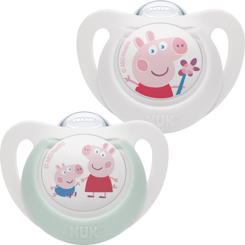 NUK Star Peppa Pig cumi 18-36m 2 db