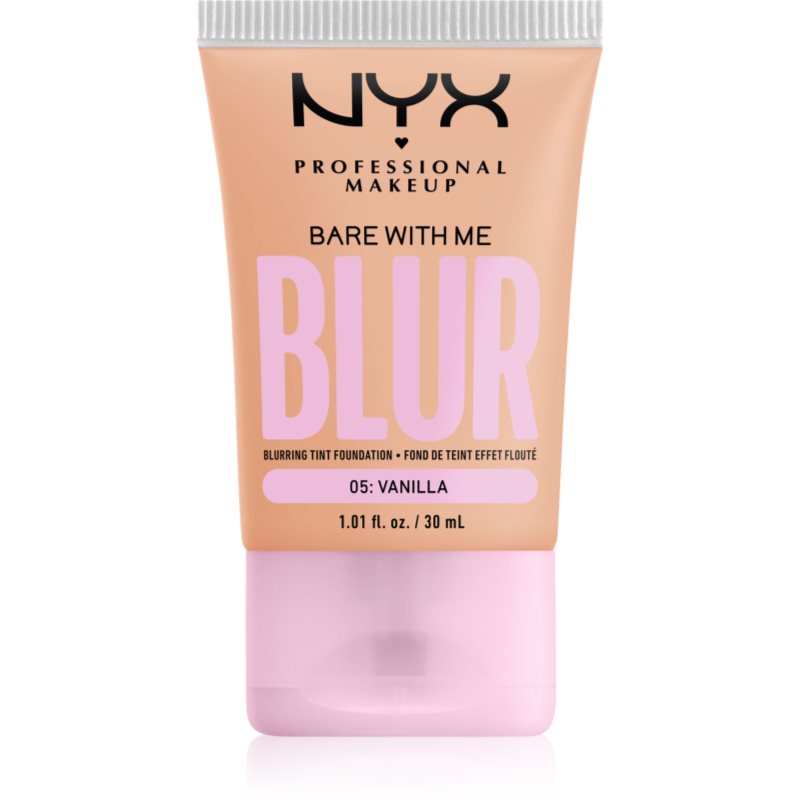 NYX Professional Makeup Bare With Me Blur Tint hidratáló alapozó árnyalat 05 Vanilla 30 ml-Ár