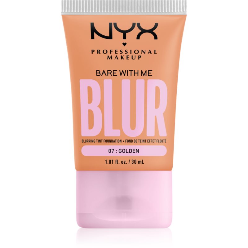 NYX Professional Makeup Bare With Me Blur Tint hidratáló alapozó árnyalat 07 Golden 30 ml-Ár