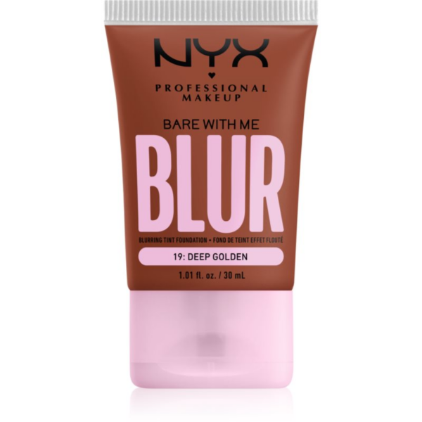 NYX Professional Makeup Bare With Me Blur Tint hidratáló alapozó árnyalat 19 Deep Golden 30 ml-Ár