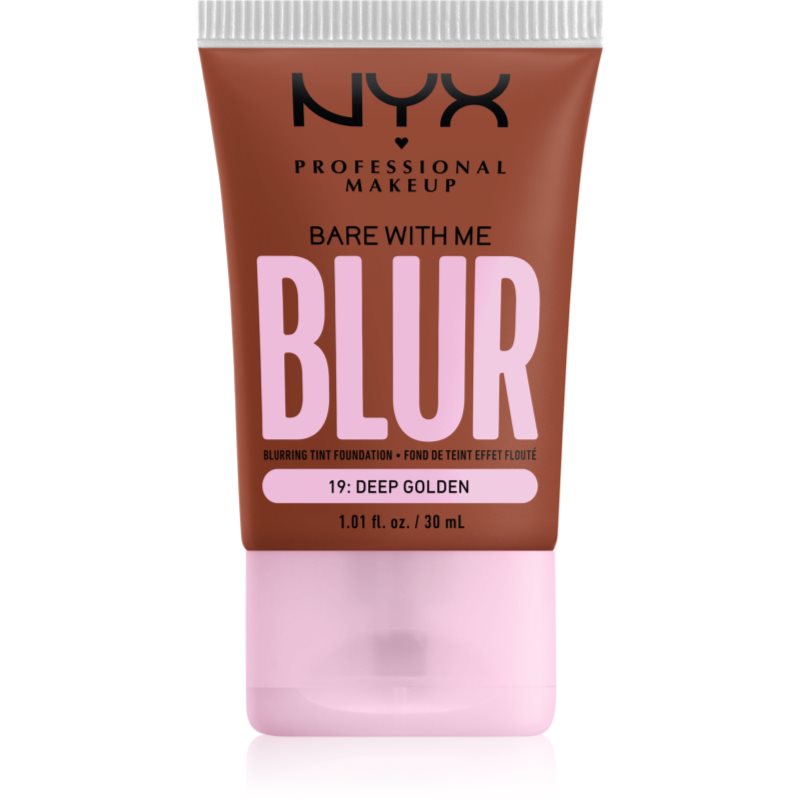 NYX Professional Makeup Bare With Me Blur Tint hidratáló alapozó árnyalat 19 Deep Golden 30 ml-Ár