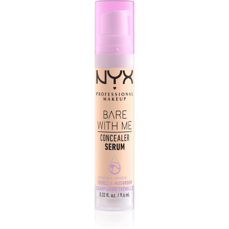 NYX Professional Makeup Bare With Me Concealer Serum hidratáló korrektor 2 az 1-ben árnyalat 01 - Fair 9