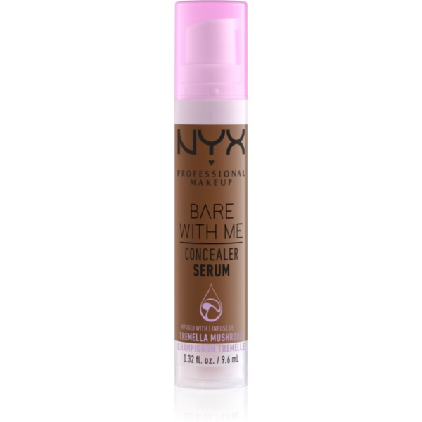 NYX Professional Makeup Bare With Me Concealer Serum hidratáló korrektor 2 az 1-ben árnyalat 11 Mocha 9