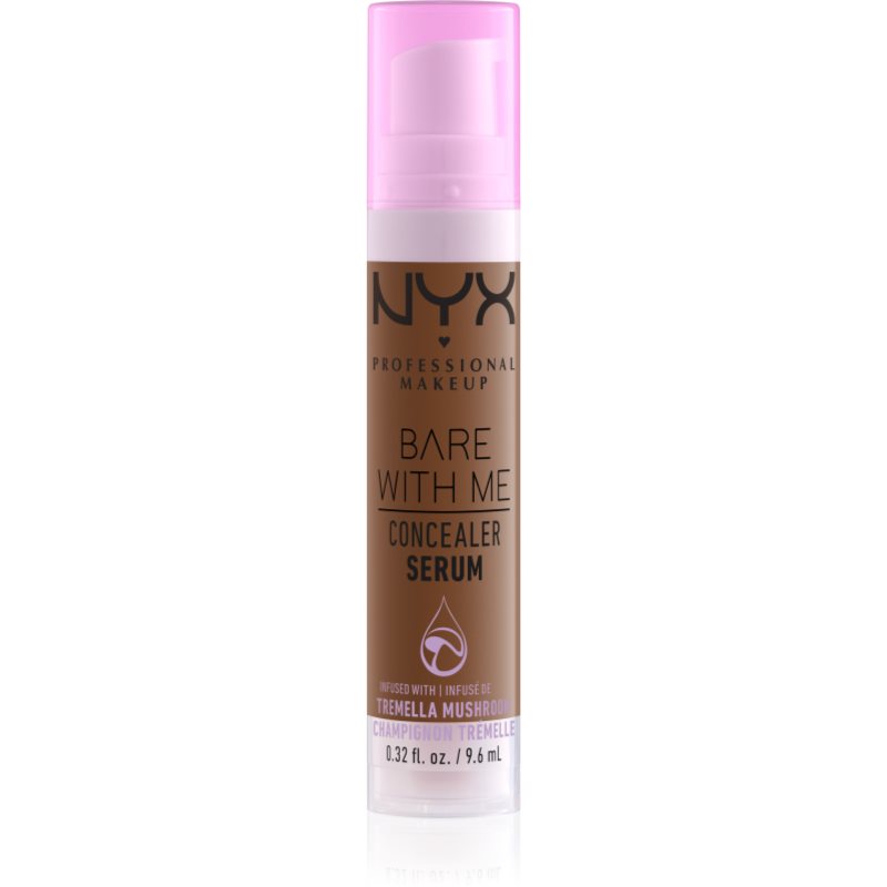 NYX Professional Makeup Bare With Me Concealer Serum hidratáló korrektor 2 az 1-ben árnyalat 11 Mocha 9