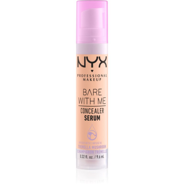 NYX Professional Makeup Bare With Me Concealer Serum hidratáló korrektor 2 az 1-ben árnyalat 2.5 Medium Vanilla 9