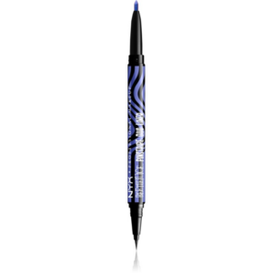 NYX Professional Makeup Beetlejuice Pinstripe Duo Liner szemhéjtus 2 az 1-ben árnyalat 02 Purple Chrome 0