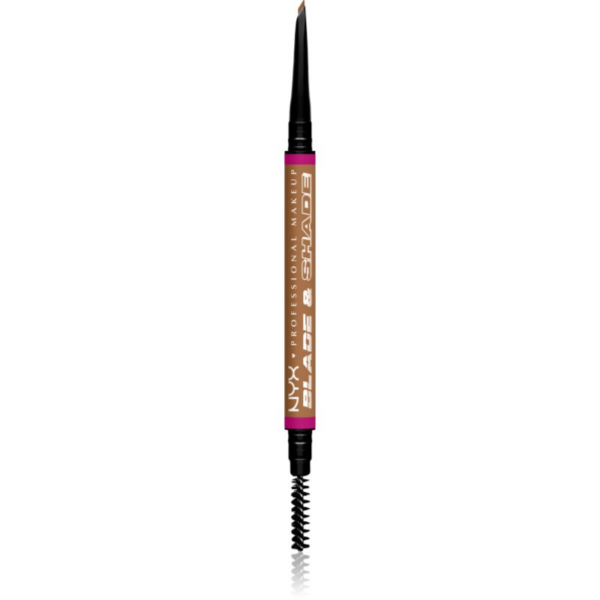 NYX Professional Makeup Blade & Shade szemöldök ceruza kefével árnyalat 01 Ash Blonde 0.06 g