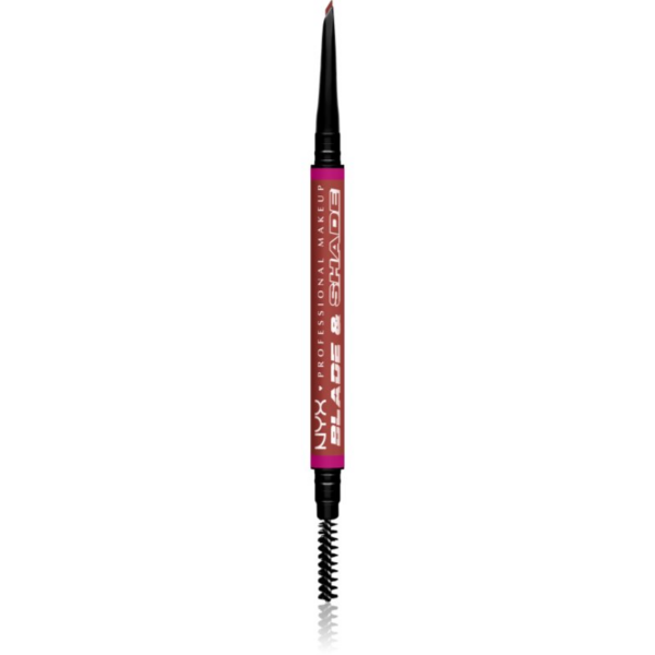 NYX Professional Makeup Blade & Shade szemöldök ceruza kefével árnyalat 06 Rich Auburn g