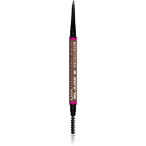 NYX Professional Makeup Blade & Shade szemöldök ceruza kefével árnyalat 08 Chocolate g