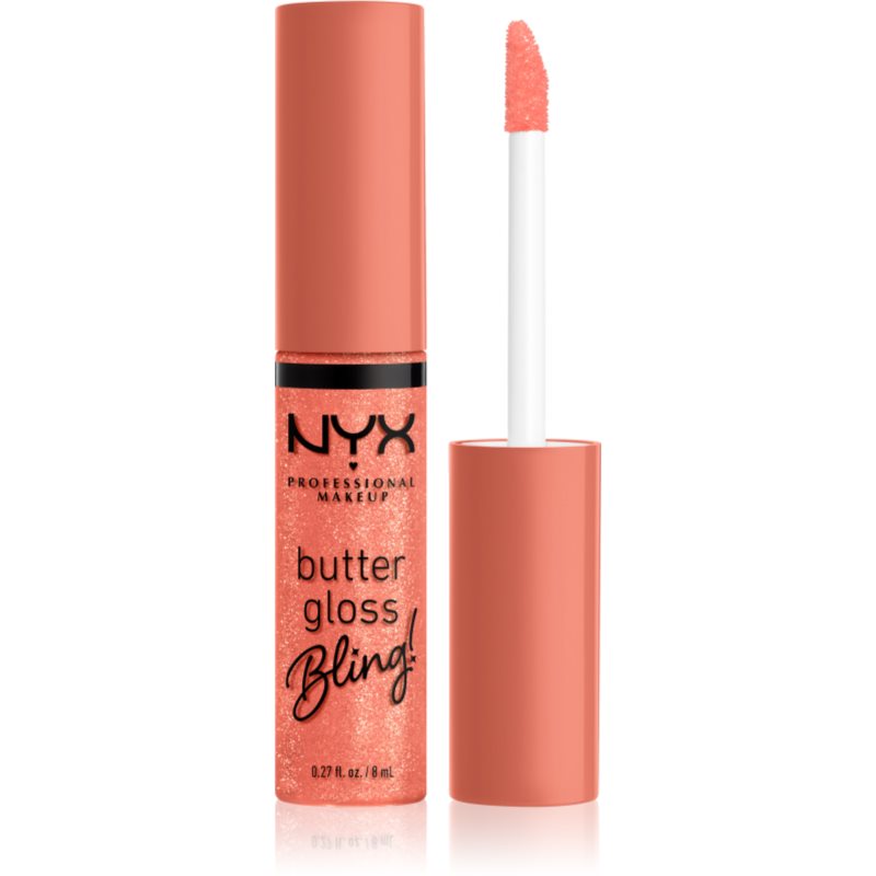 NYX Professional Makeup Butter Gloss Bling ajakfény csillogó árnyalat 02 Dripped Out 8 ml-Ár