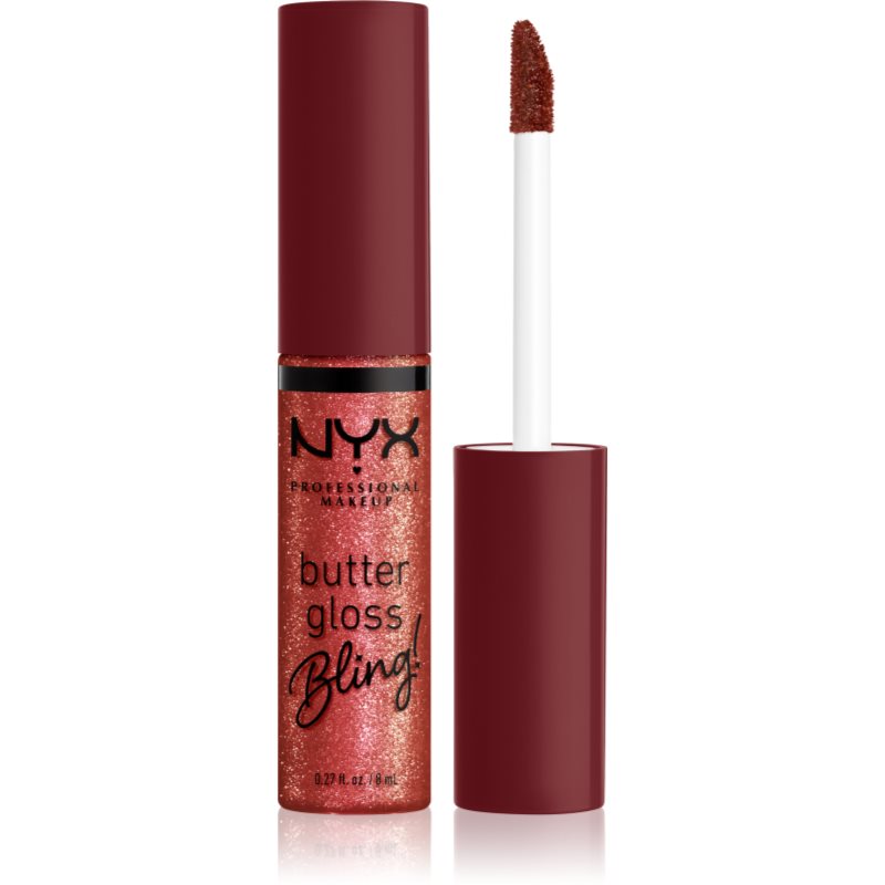 NYX Professional Makeup Butter Gloss Bling ajakfény csillogó árnyalat 07 Big Spender 8 ml-Ár