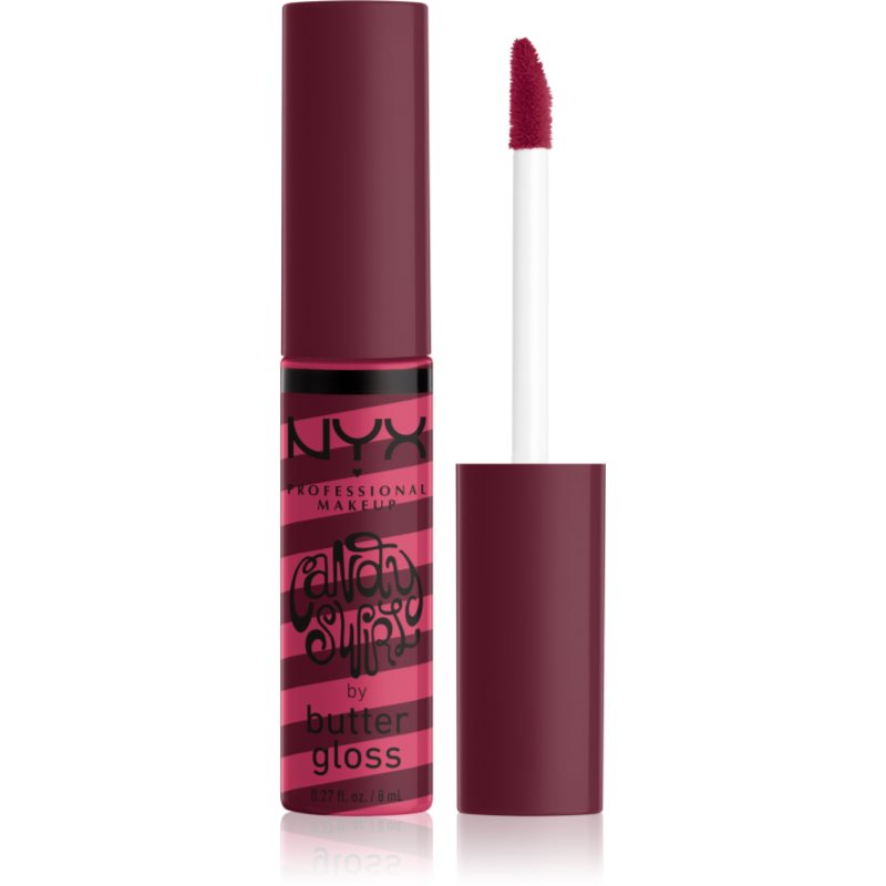 NYX Professional Makeup Butter Gloss Candy Swirl ajakfény árnyalat 04 Candy Apple 8 ml-Ár