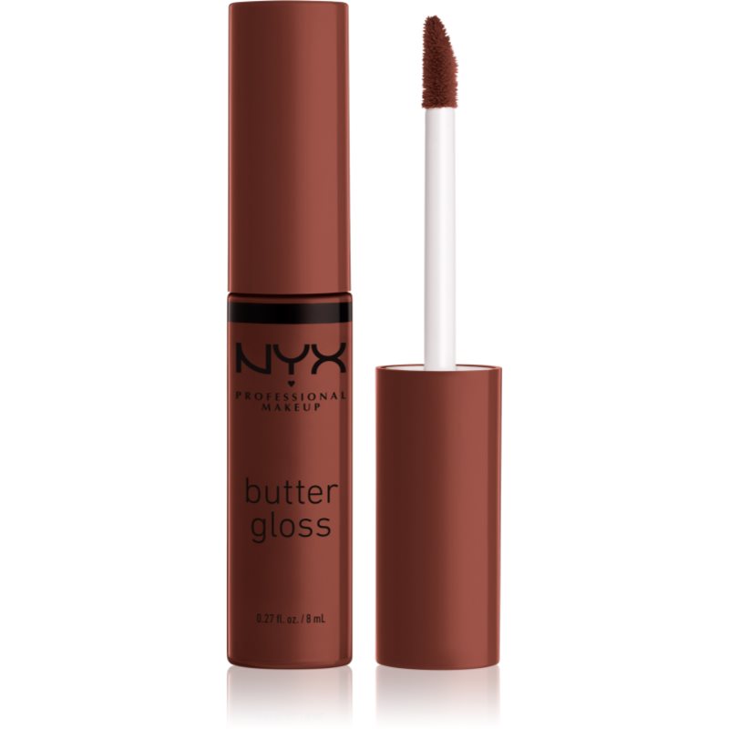 NYX Professional Makeup Butter Gloss ajakfény árnyalat 51 Brownie Drip 8 ml-Ár