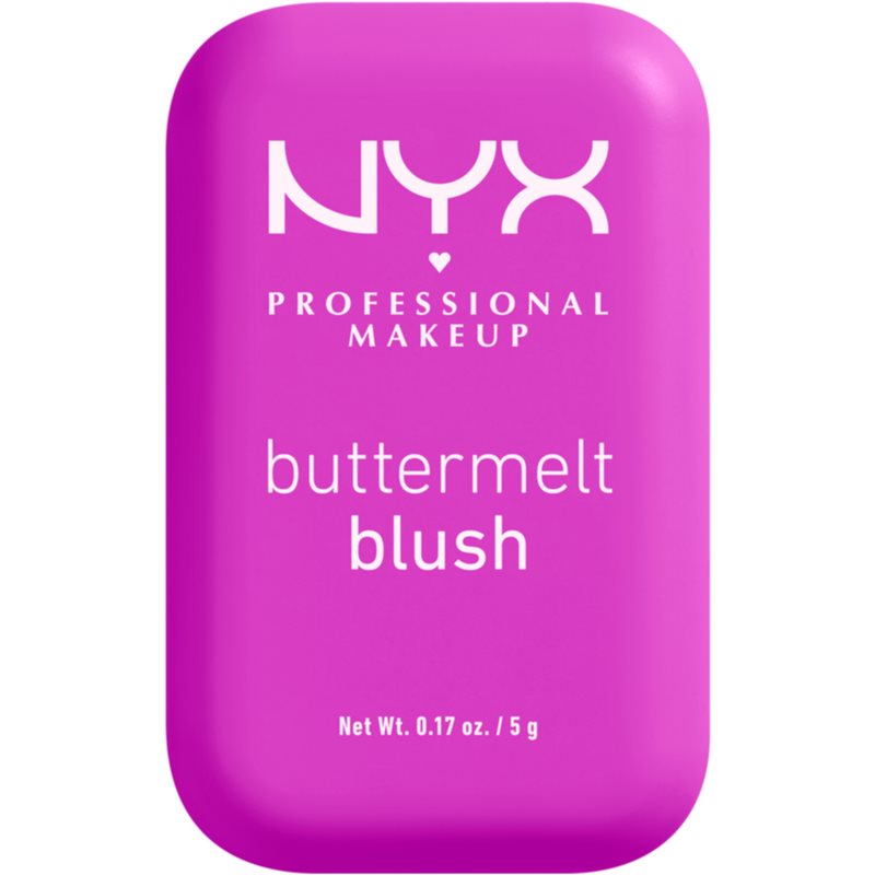 NYX Professional Makeup Buttermelt Blush púderes arcpír árnyalat 12 All The Butta 5 g-Ár