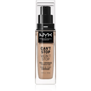 NYX Professional Makeup Can't Stop Won't Stop Full Coverage Foundation Magas fedésű alapozó árnyalat Light Ivory 30 ml-Ár