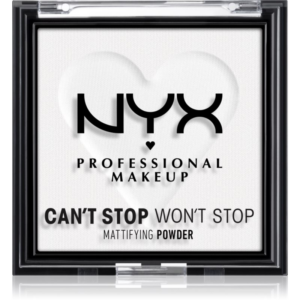NYX Professional Makeup Can't Stop Won't Stop Mattifying Powder mattító púder árnyalat 11 Bright Translucent 6 g-Ár