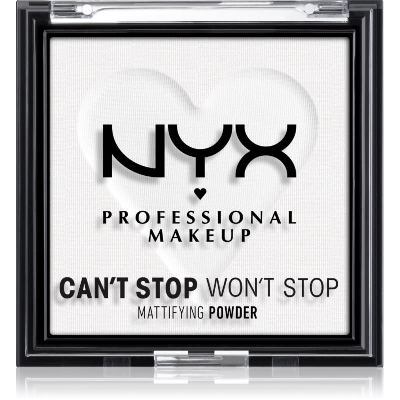 NYX Professional Makeup Can't Stop Won't Stop Mattifying Powder mattító púder árnyalat 11 Bright Translucent 6 g-Ár