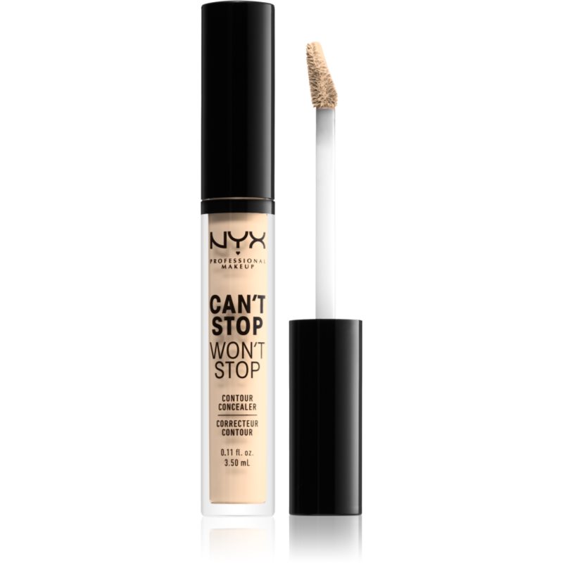 NYX Professional Makeup Can't Stop Won't Stop folyékony korrektor árnyalat 01 Pale 3.5 ml-Eredeti