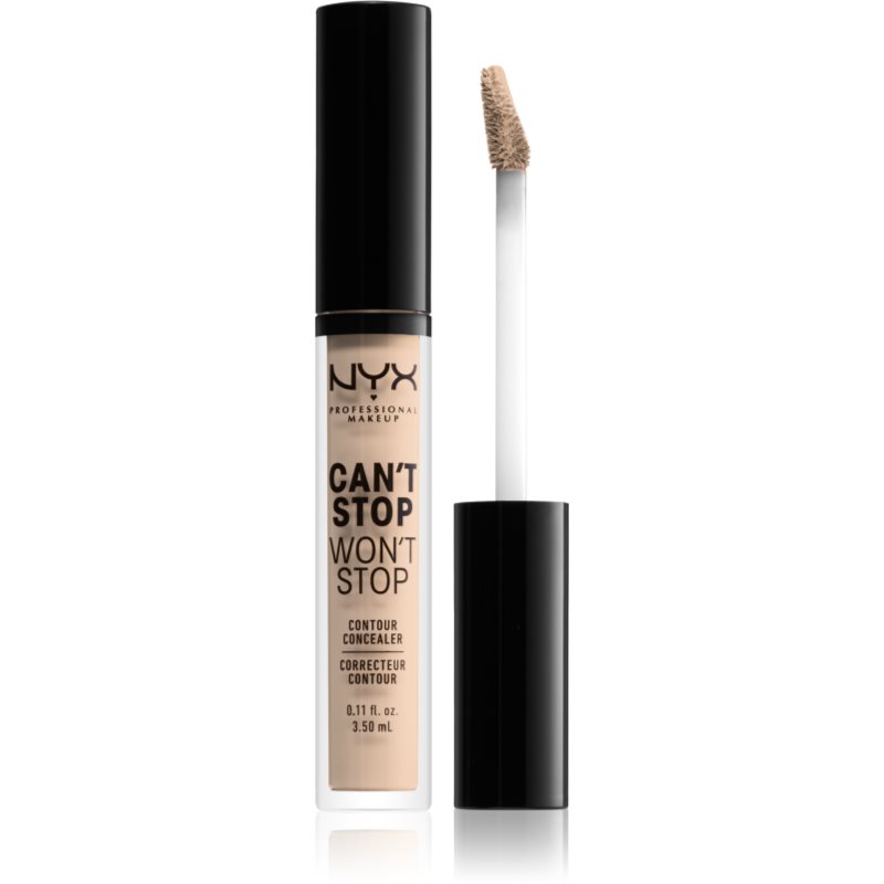 NYX Professional Makeup Can't Stop Won't Stop folyékony korrektor árnyalat 02 Alabaster 3.5 ml-Eredeti