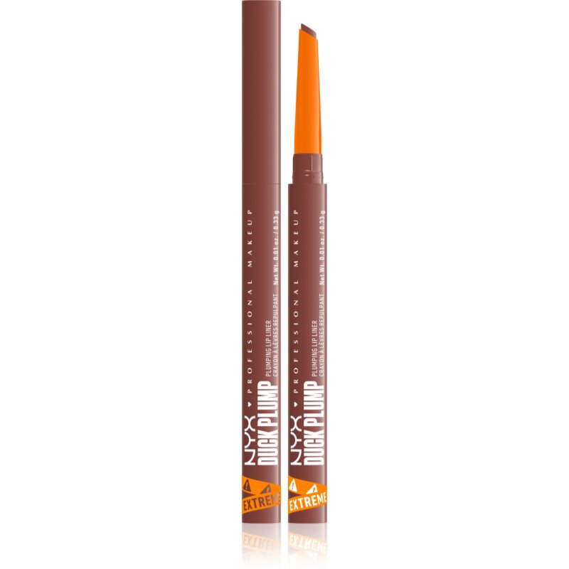NYX Professional Makeup Duck Plump Liner szájceruza nagyobbító hatás árnyalat Nude Flip 0.33 g