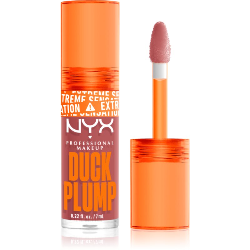 NYX Professional Makeup Duck Plump ajakfény nagyobbító hatás árnyalat 03 Nude Swings 7 ml-Ár