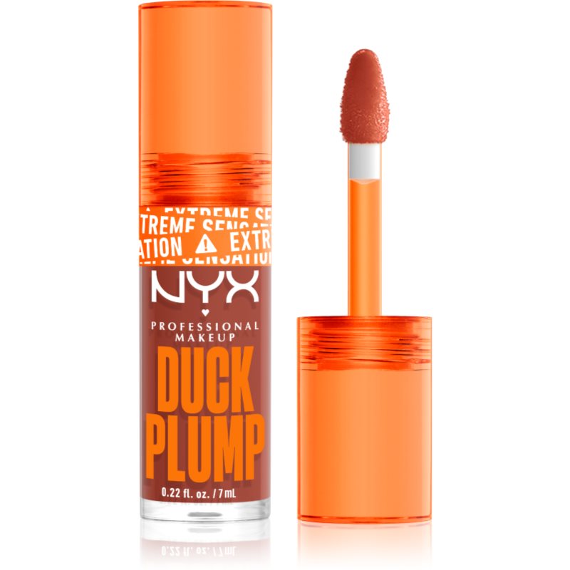 NYX Professional Makeup Duck Plump ajakfény nagyobbító hatás árnyalat 05 Brown Applause 7 ml-Ár