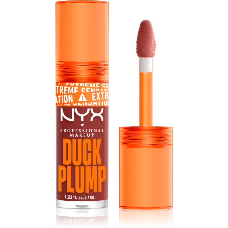 NYX Professional Makeup Duck Plump ajakfény nagyobbító hatás árnyalat 06 Brick Of Time 7 ml-Ár