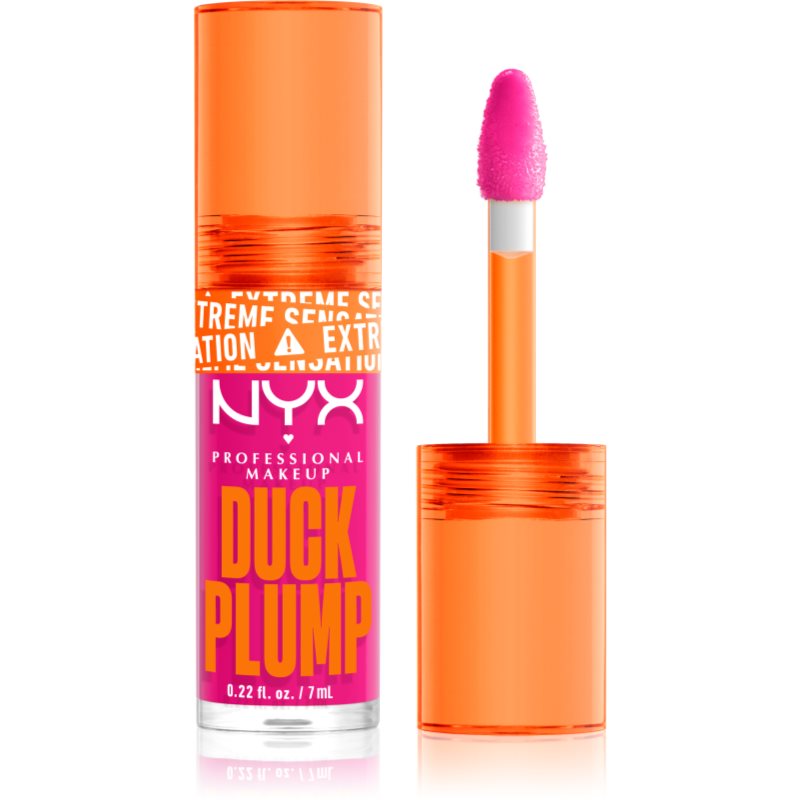 NYX Professional Makeup Duck Plump ajakfény nagyobbító hatás árnyalat 12 Bubblegum Bae 7 ml-Ár
