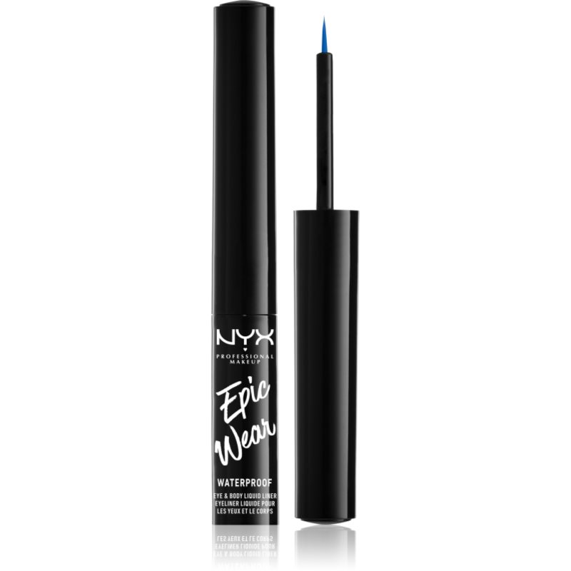 NYX Professional Makeup Epic Wear Liquid Liner szemceruza árnyalat 05 Sapphire 3.5 ml-Eredeti