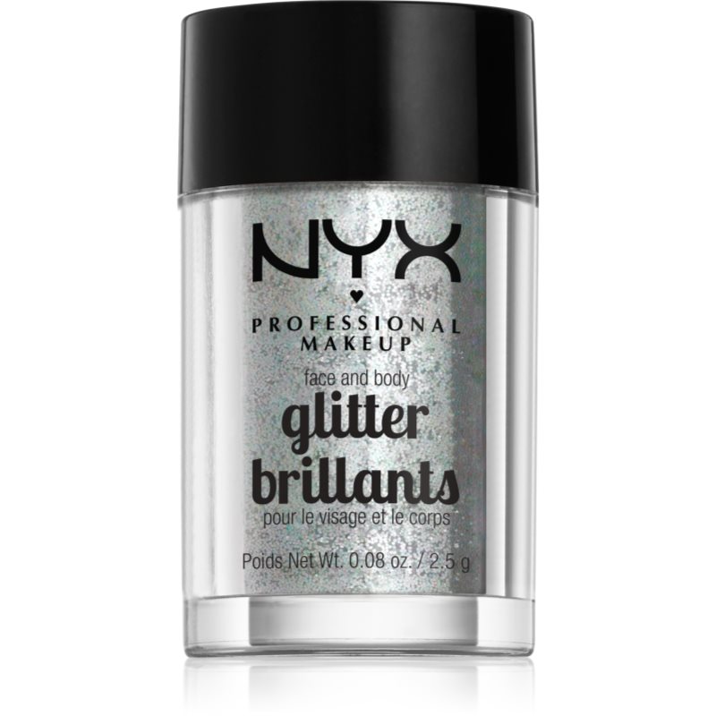 NYX Professional Makeup Face & Body Glitter Brillants Arc és test csillám árnyalat 07 Ice 2.5 g-Ár