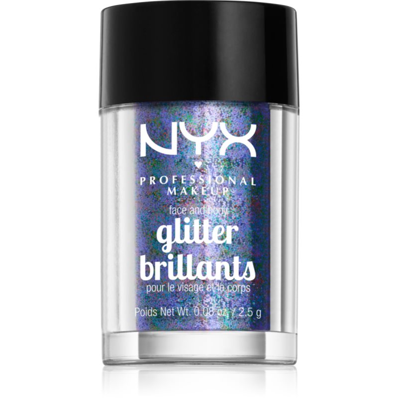 NYX Professional Makeup Face & Body Glitter Brillants Arc és test csillám árnyalat 11 Violet 2.5 g-Ár