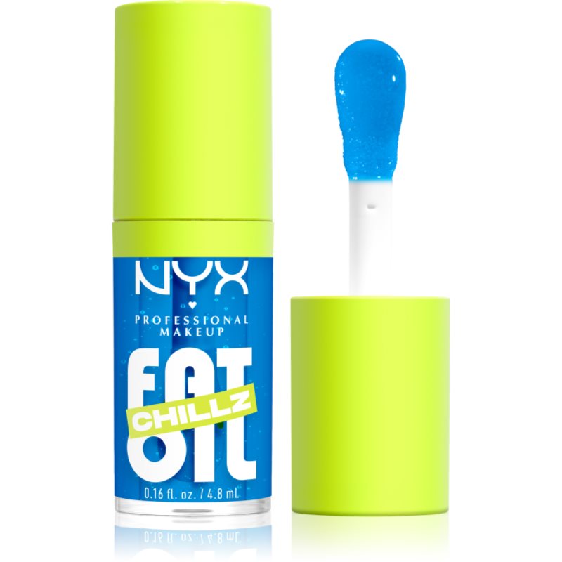 NYX Professional Makeup Fat Oil Chillz ajak olaj hűsítő hatással árnyalat Polar Peppermint 4.8 ml-ár