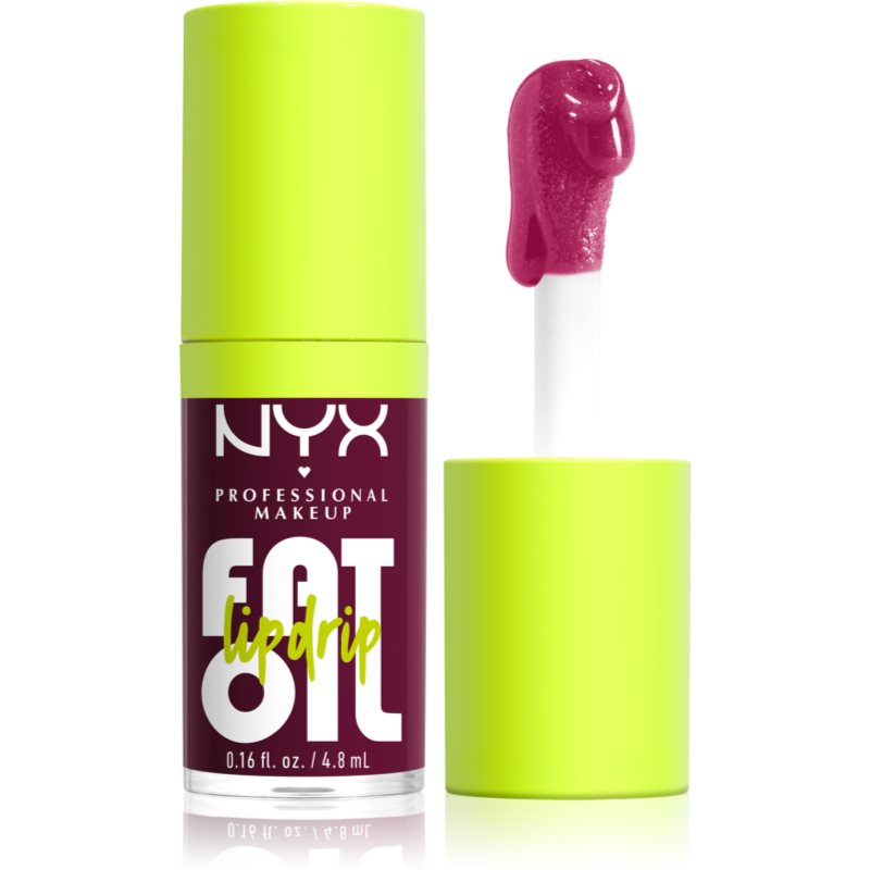 NYX Professional Makeup Fat Oil Lip Drip ajak olaj árnyalat 04 That's Chic 4