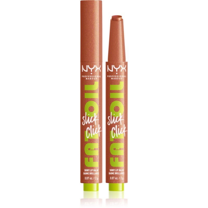 NYX Professional Makeup Fat Oil Slick Click tonizáló ajakbalzsam árnyalat 06 Hits Different 2 g-Ár