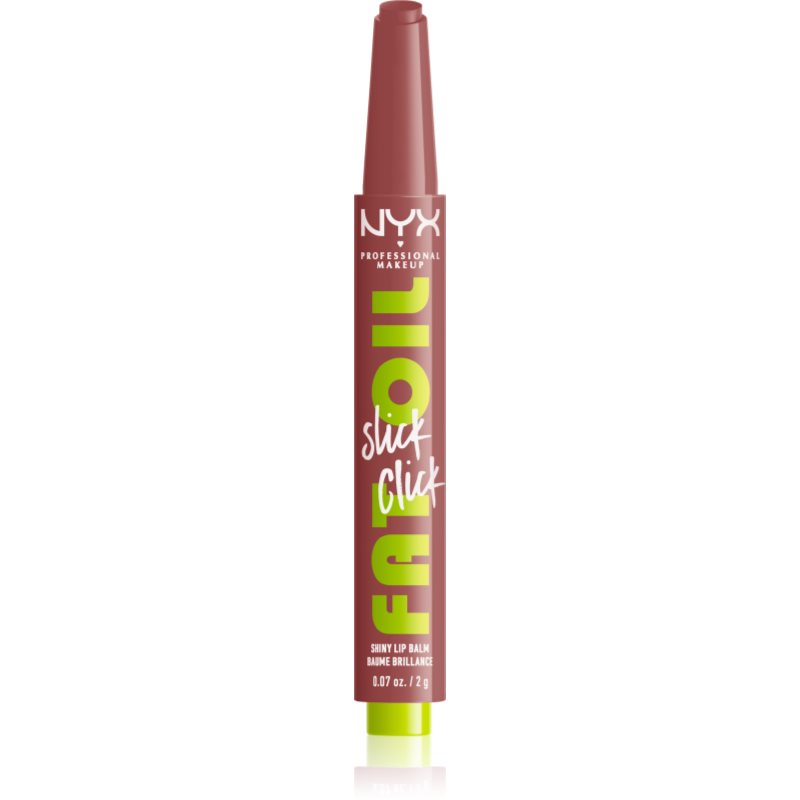 NYX Professional Makeup Fat Oil Slick Click tonizáló ajakbalzsam árnyalat 2 g-ár