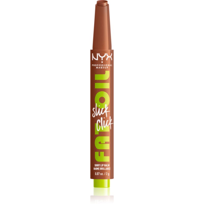 NYX Professional Makeup Fat Oil Slick Click tonizáló ajakbalzsam árnyalat Feedworthy 2 g-ár