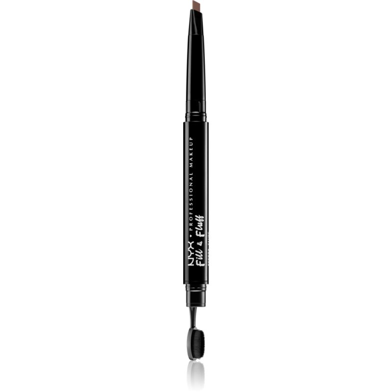 NYX Professional Makeup Fill & Fluff szemöldök pomádé ceruzában árnyalat 02 - Taupe 0