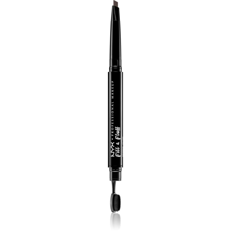NYX Professional Makeup Fill & Fluff szemöldök pomádé ceruzában árnyalat 06 - Brunette 0